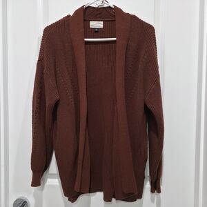 Universal Thread Women's Rust Cardigan